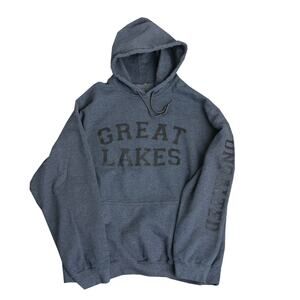Blue/Gray Unsalted Great Lakes Hooded Sweatshirt - NSL